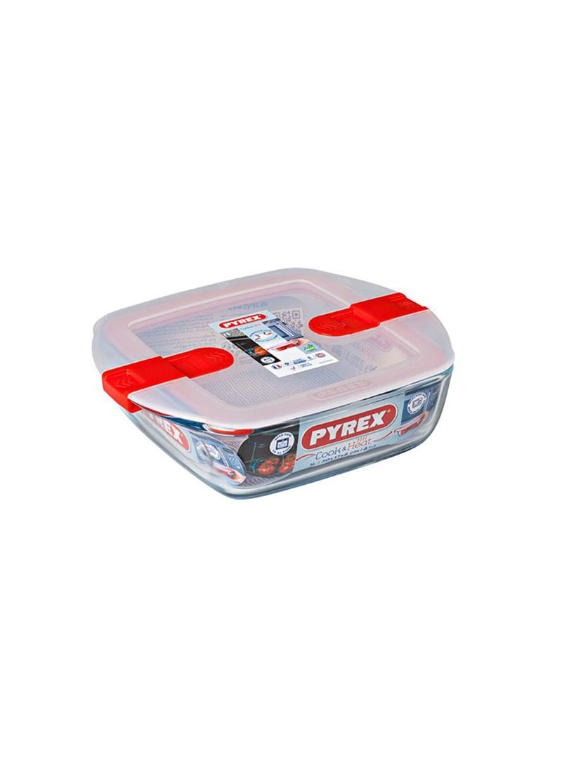 Caixa Hermética Quadrada Cook&Heat 1L