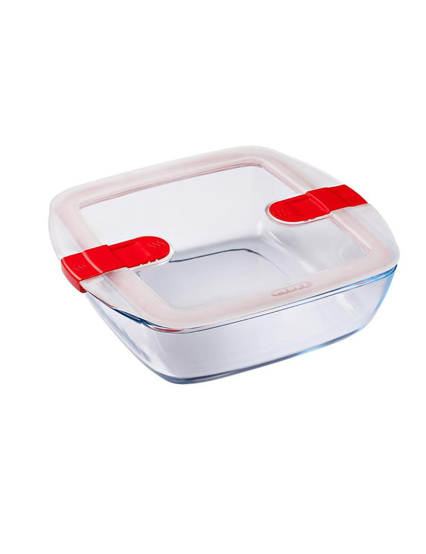 Caixa Hermética Quadrada Cook&Heat 2,2L