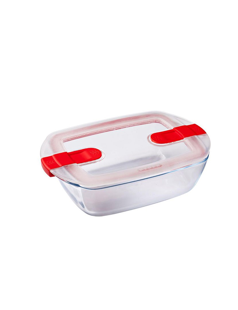 Caixa Hermética Rectangular Cook&Heat 1,1L