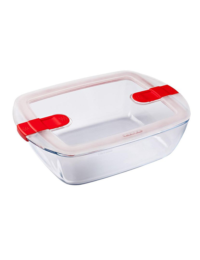 Caixa Hermética Rectangular Cook&Heat 2,5L