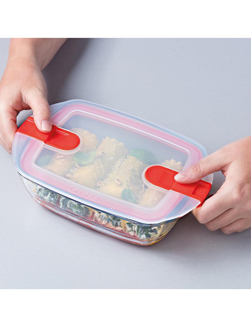 Caixa Hermética Rectangular Cook&Heat 2,5L