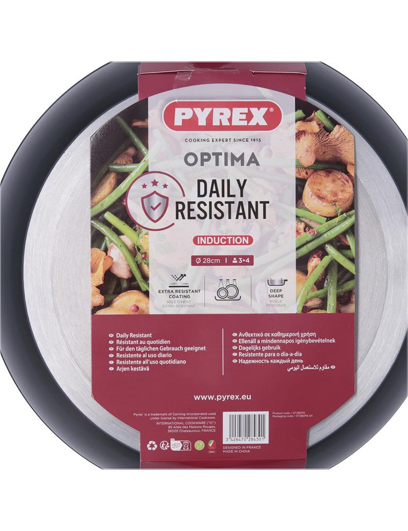 Frigideira Funda Optima + 28 cm