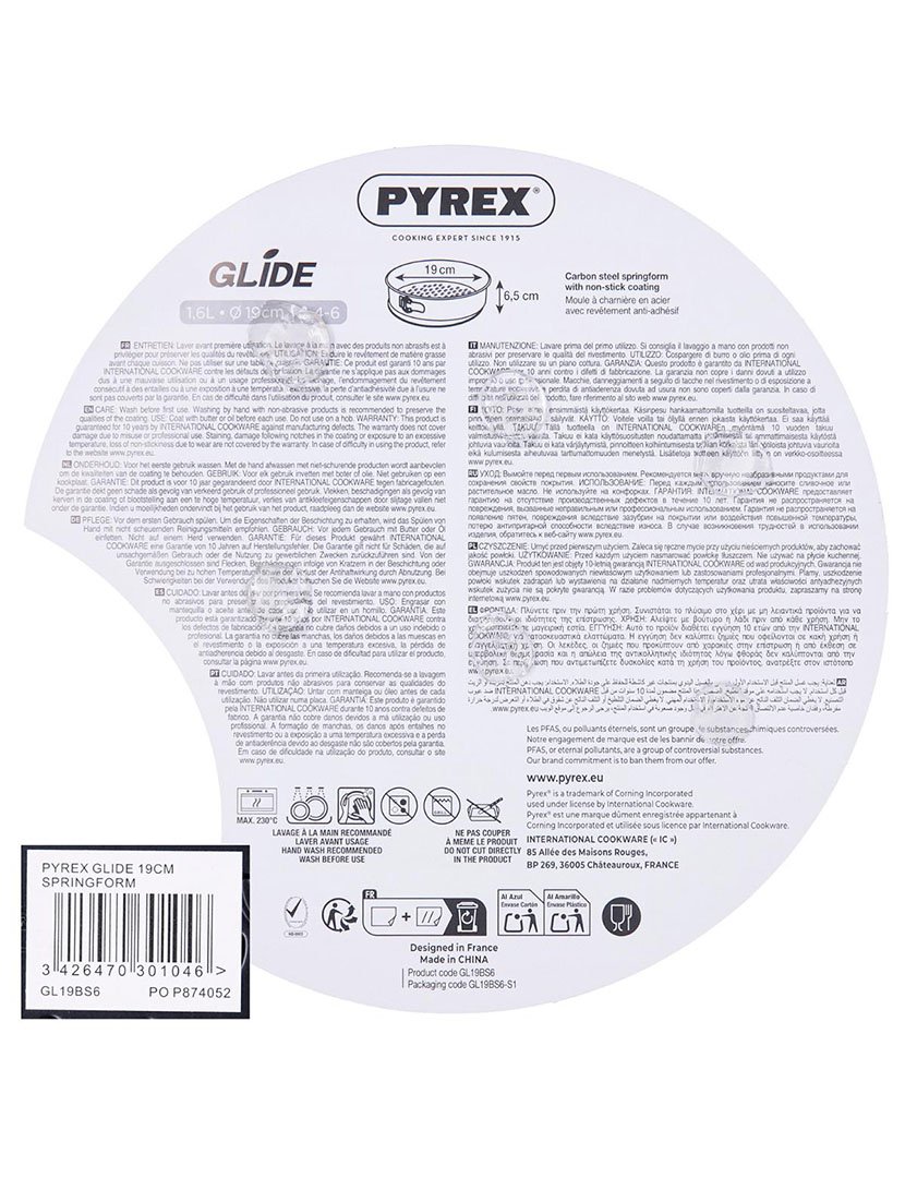 Forma Redonda Desmontável Glide 19 cm