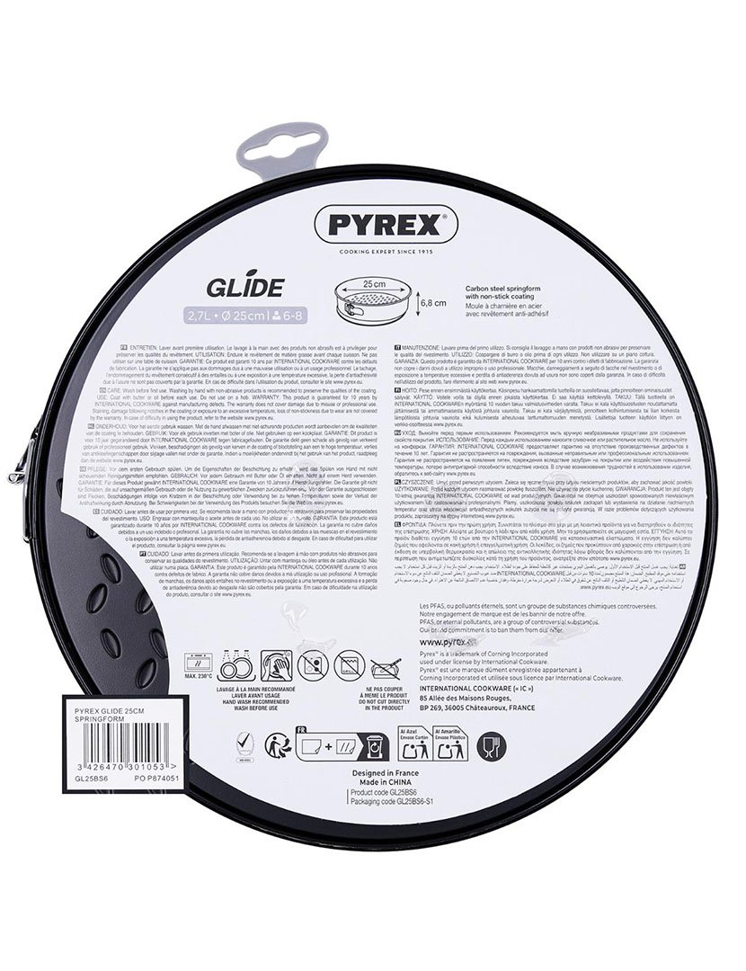 Forma Redonda Desmontável Glide 25 cm