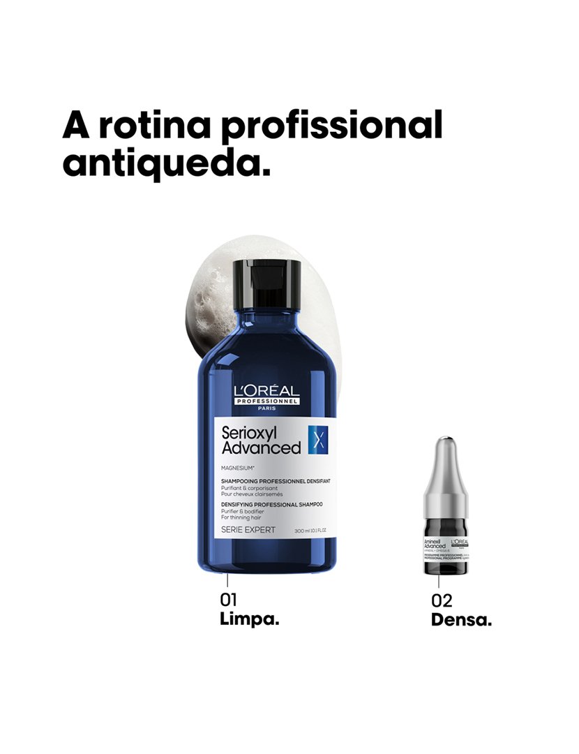 Ampolas Aminexil Advanced Anti-Queda 10un