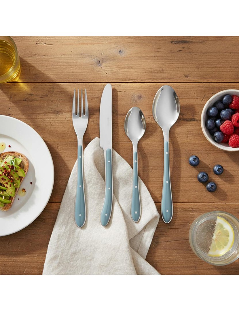 Conjunto 24 Talheres Bistro Azul