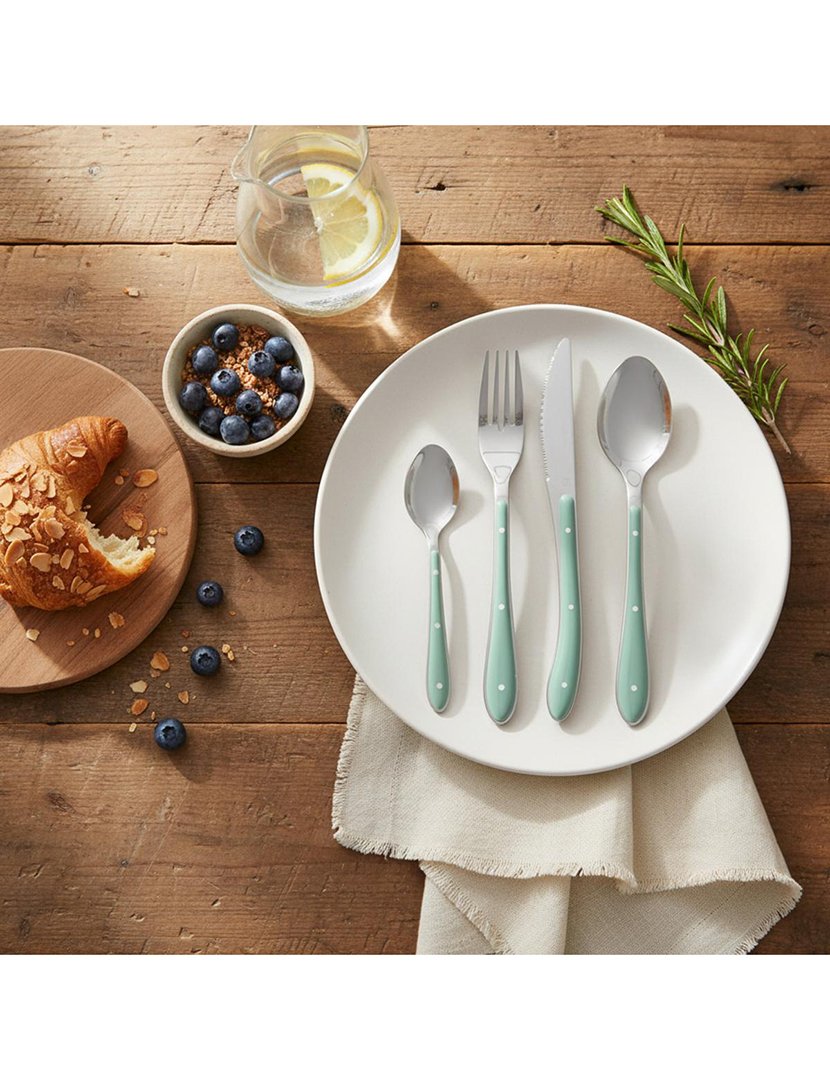 Conjunto 24 Talheres Bistro Verde