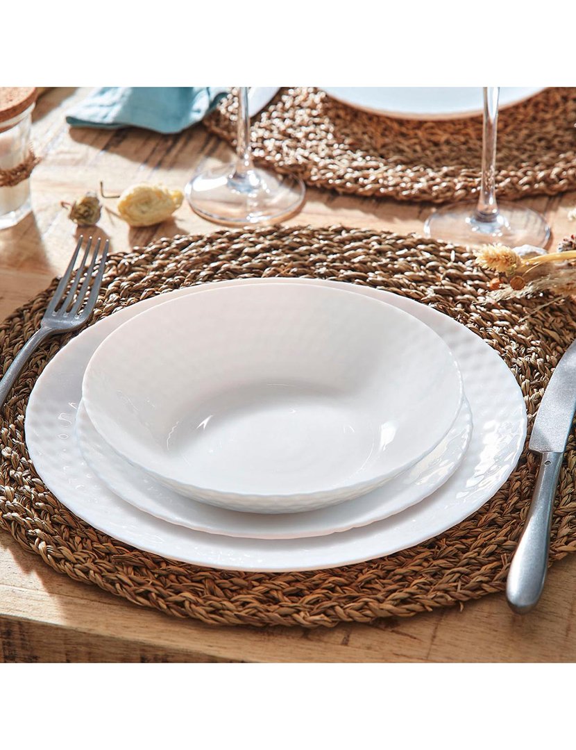 Serviço Mesa 18 Peças Pampille Branco