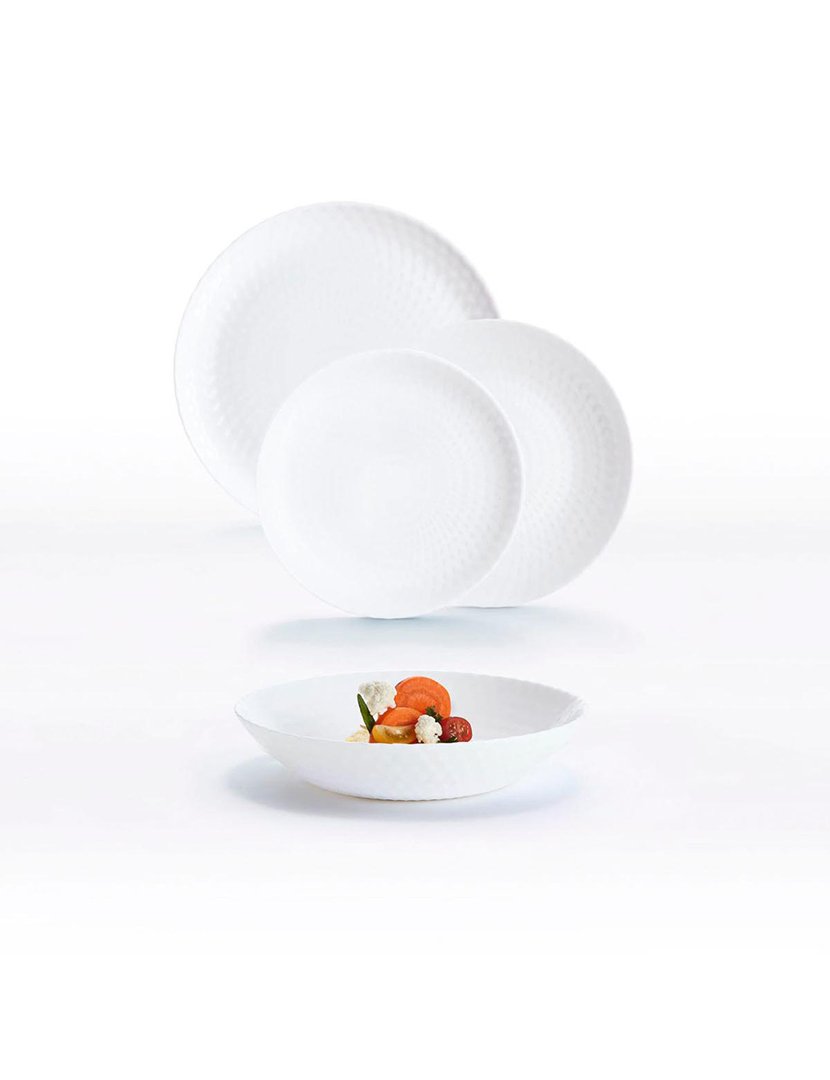 Serviço Mesa 18 Peças Pampille Branco