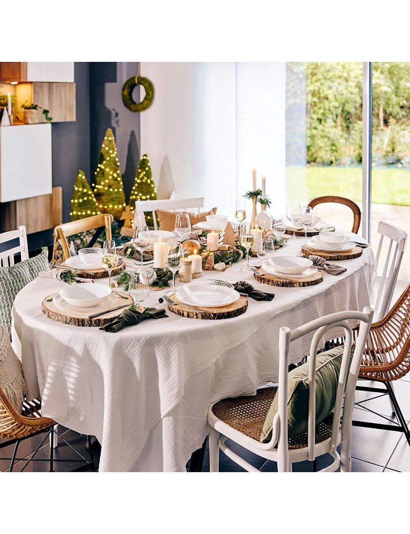 Serviço Mesa 18 Peças Pampille Branco