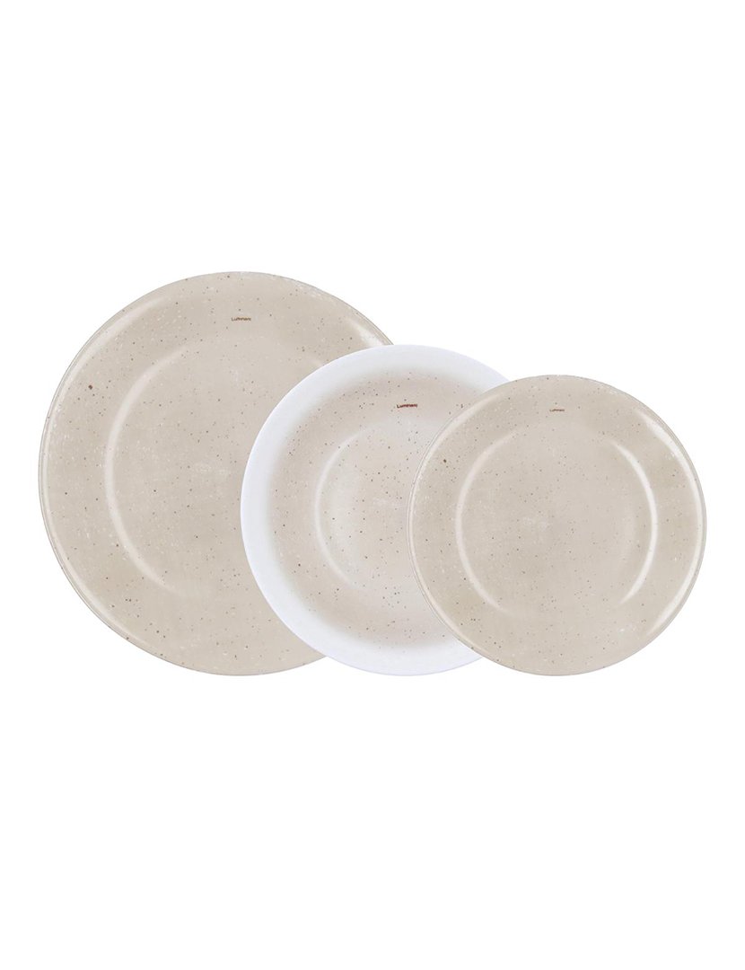 Serviço Mesa 18 Peças Senda Taupe