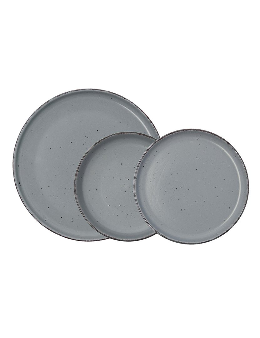 Serviço Mesa 12 Peças Duna Cinza