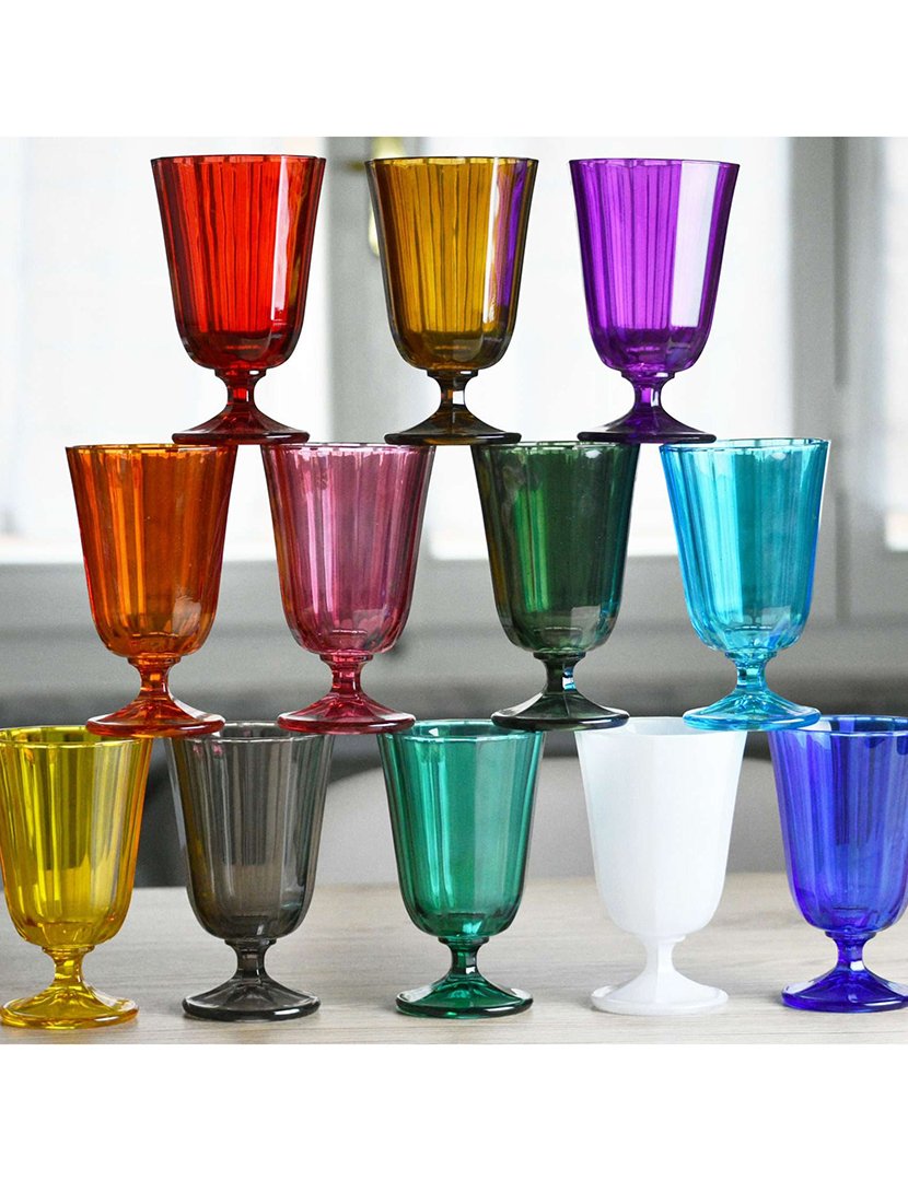 Conjunto 6 Copos Ana 25 cl Azul