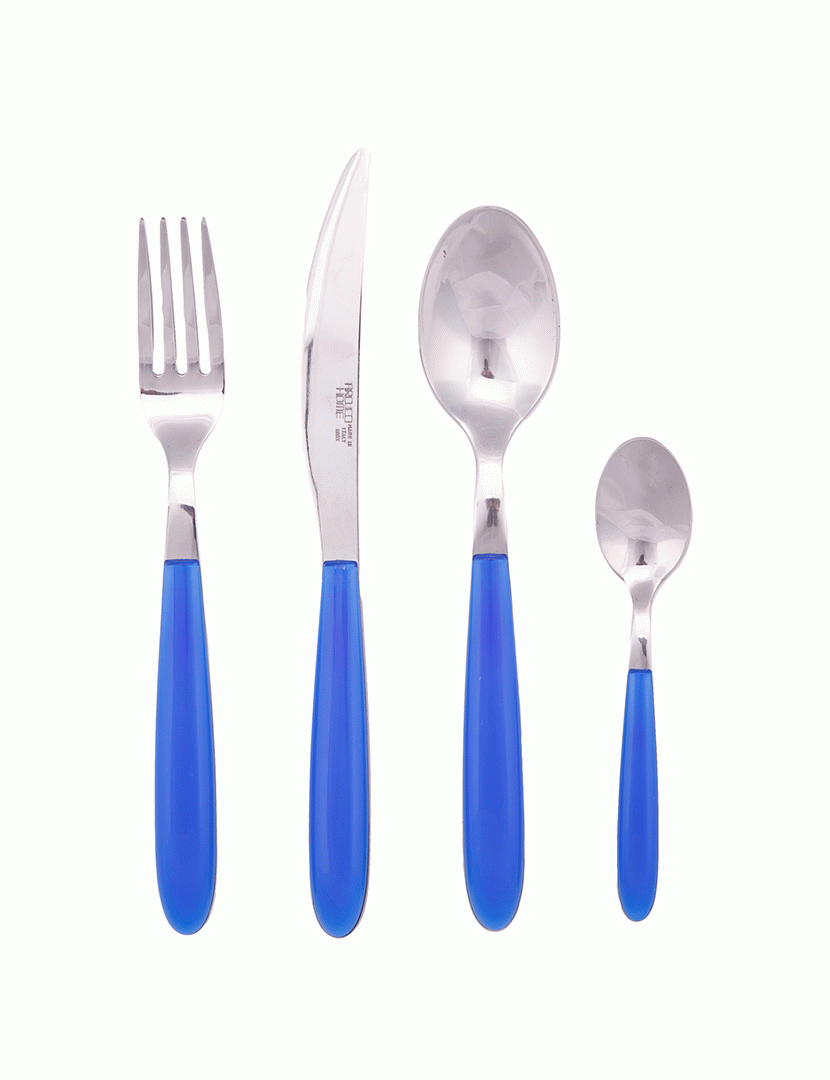 Faqueiro 24 Peças Drop Azul