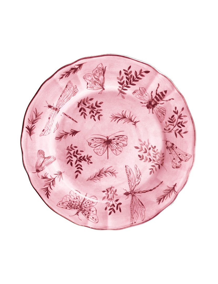 Conjunto 6 Pratos Rasos Sonia Rosa