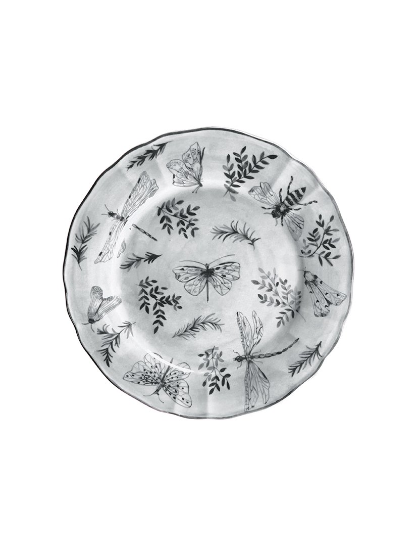 Conjunto 6 Pratos Sobremesa Sonia Preto