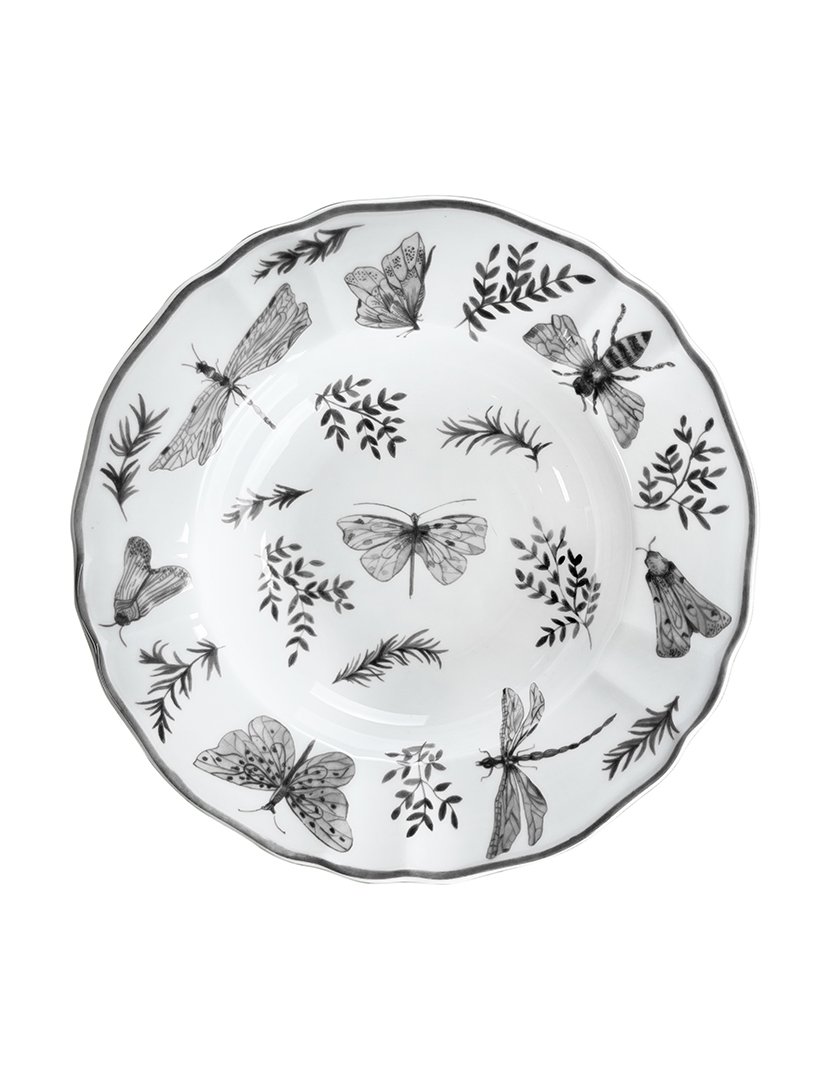 Conjunto 6 Pratos Fundos Sonia Preto