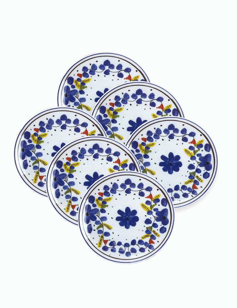 Conjunto 6 Pratos Rasos 28 cm Maritime Capri