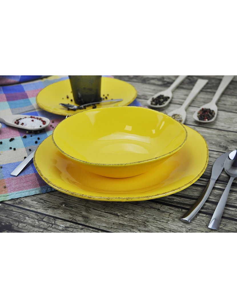 Serviço Loiça 18 Peças Materia Multicor