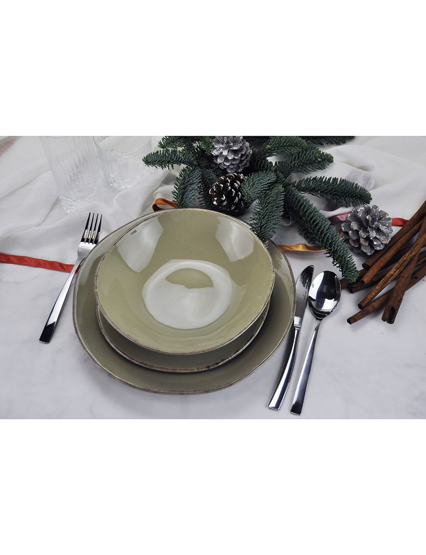 Serviço Loiça 18 Peças Materia Multicor