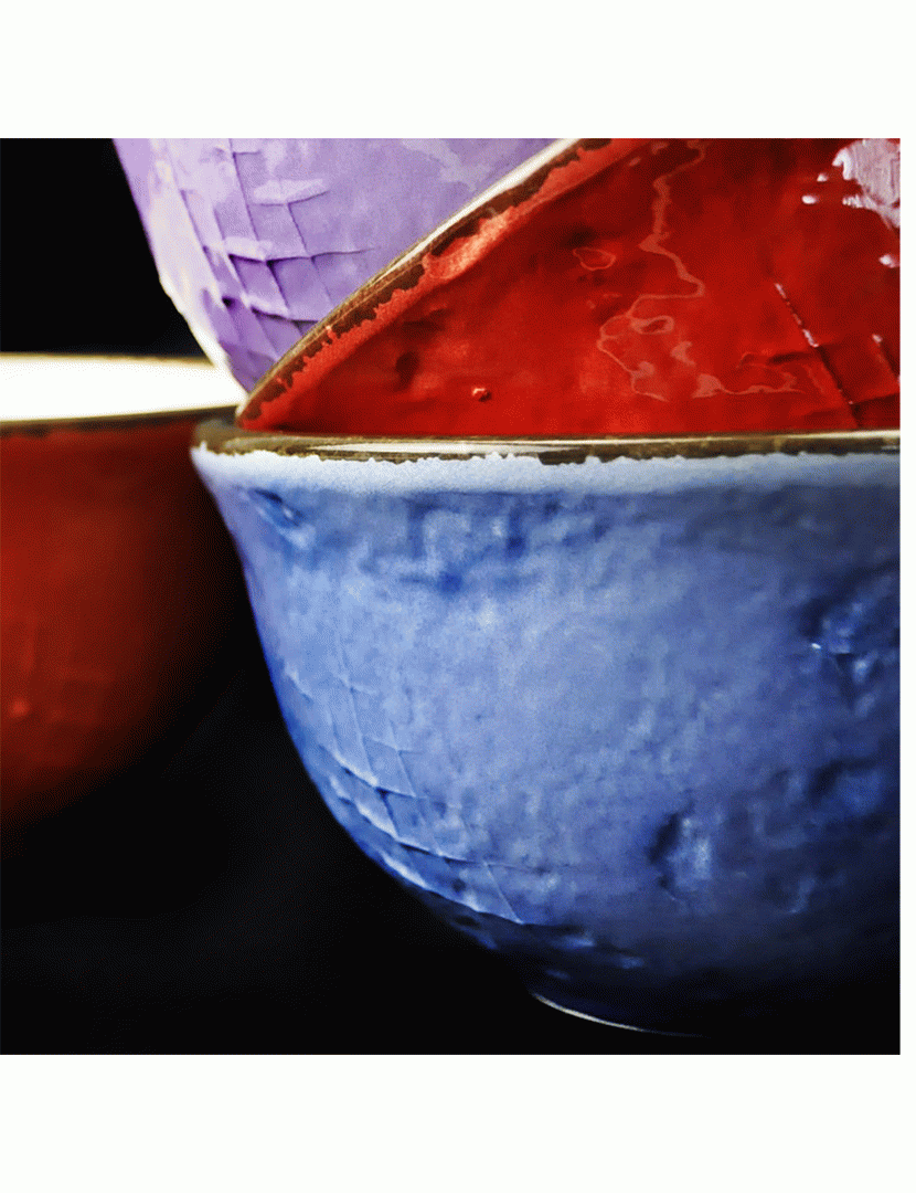 Conjunto 6 Tijelas Preta Turquesa