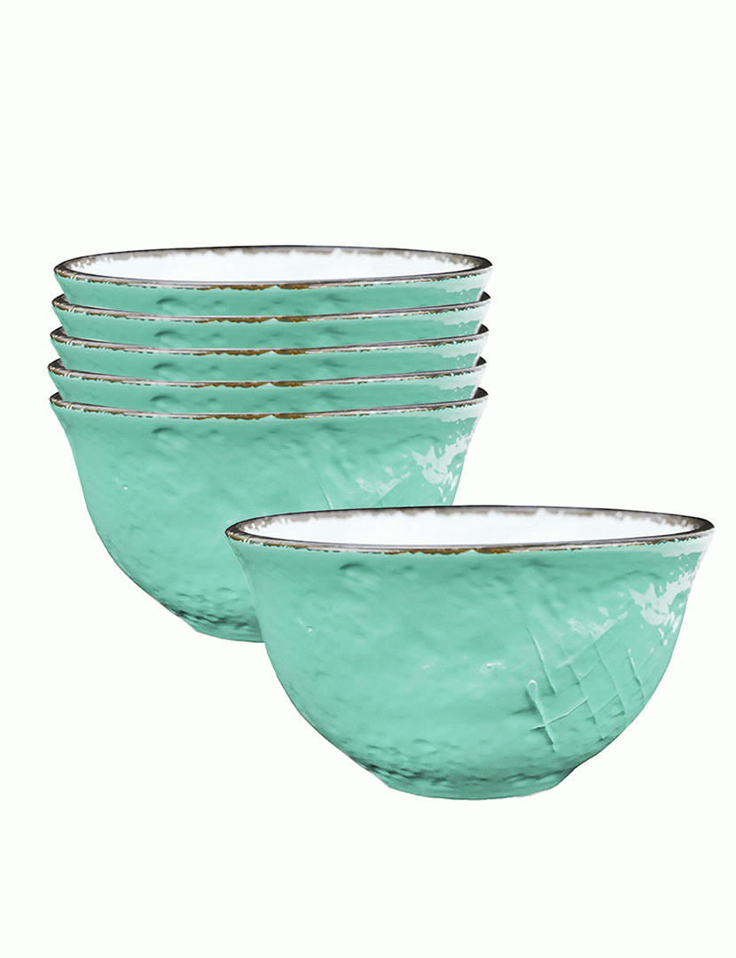 Conjunto 6 Tijelas Preta Azul