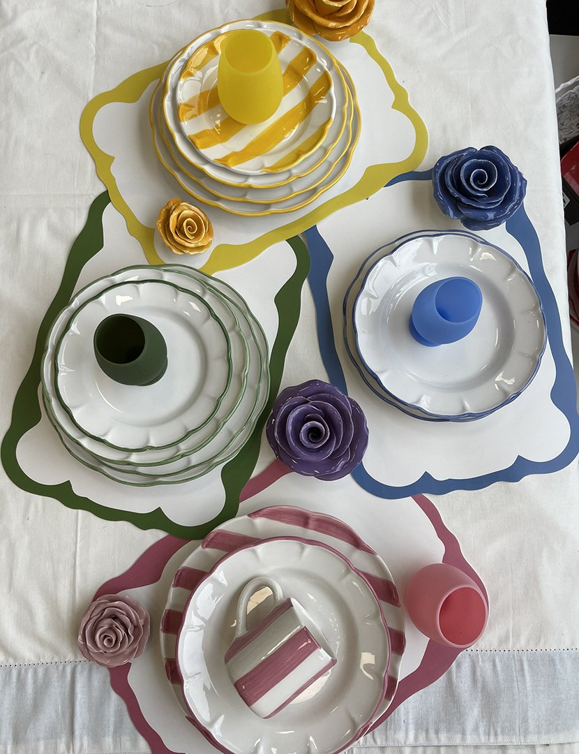 Serviço Loiça 12 Peças Dolcevita Filo Verde