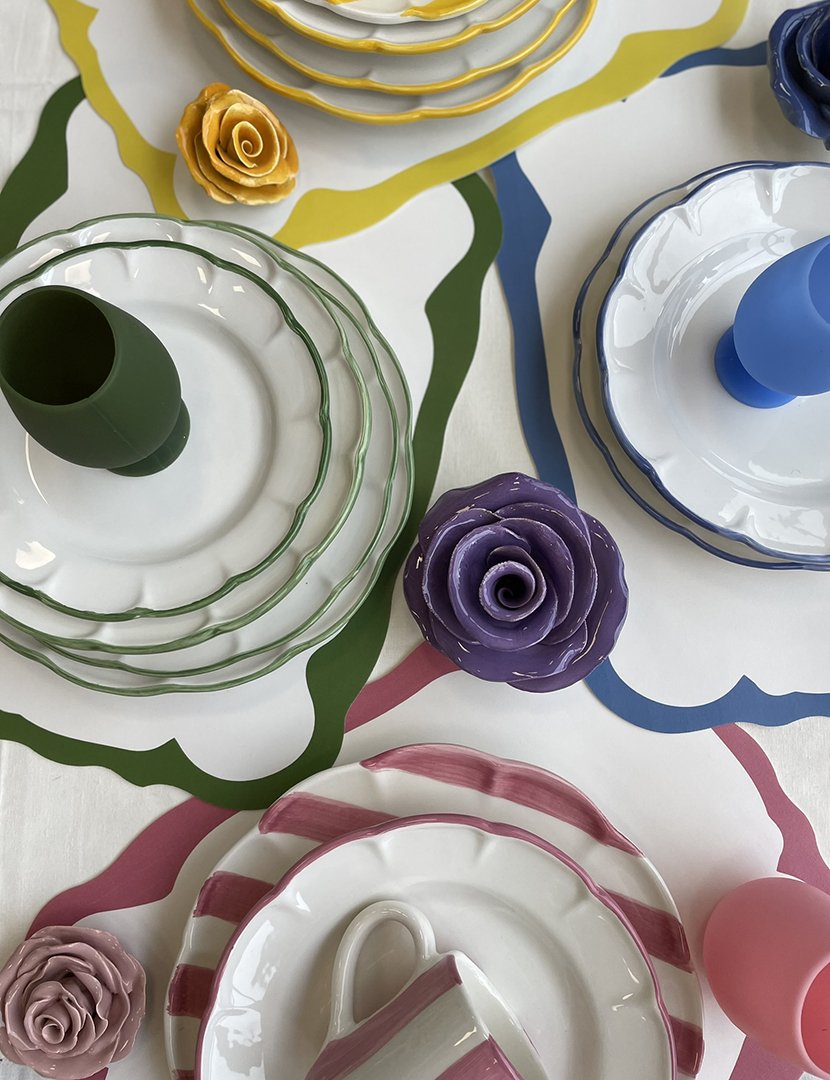 Serviço Loiça 12 Peças Dolcevita Filo Verde