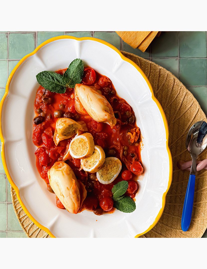 Travessa Oval 39 cm Dolcevita Filo Verde