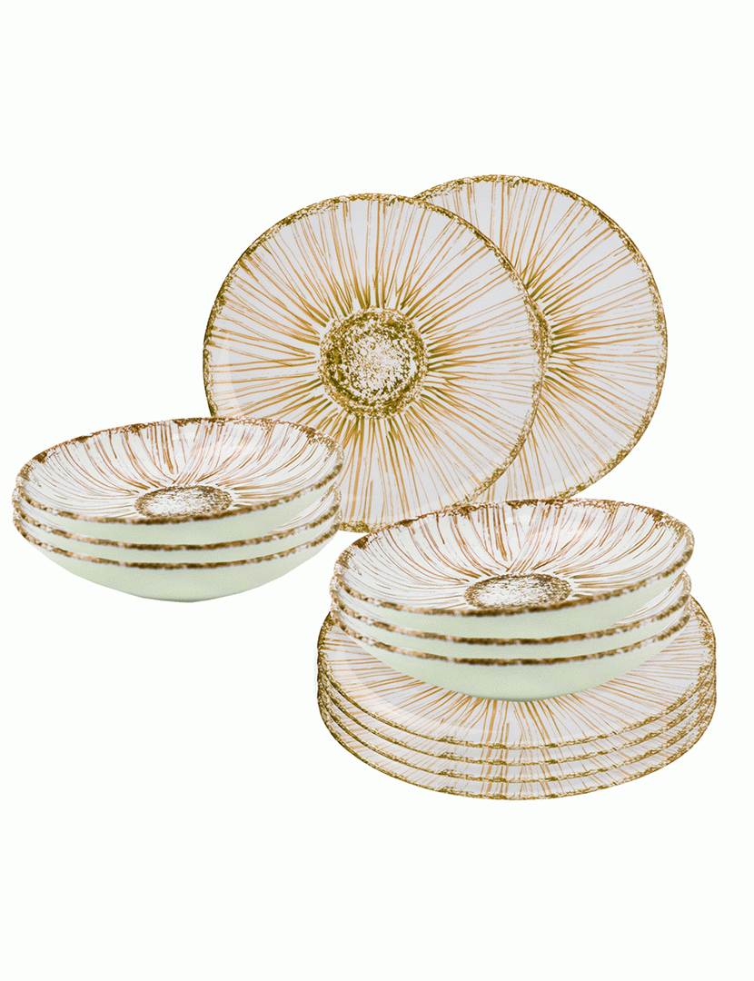 Serviço Loiça 12 Peças Girasole Pêssego