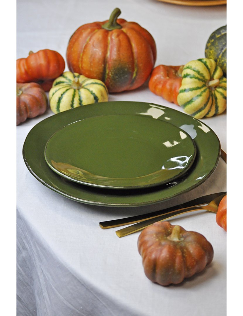 Serviço Loiça 12 Peças Materia Verde