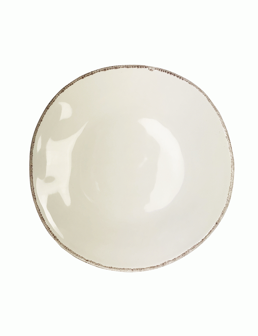 Conjunto 6 Pratos Sobremesa 23 cm Materia Branco