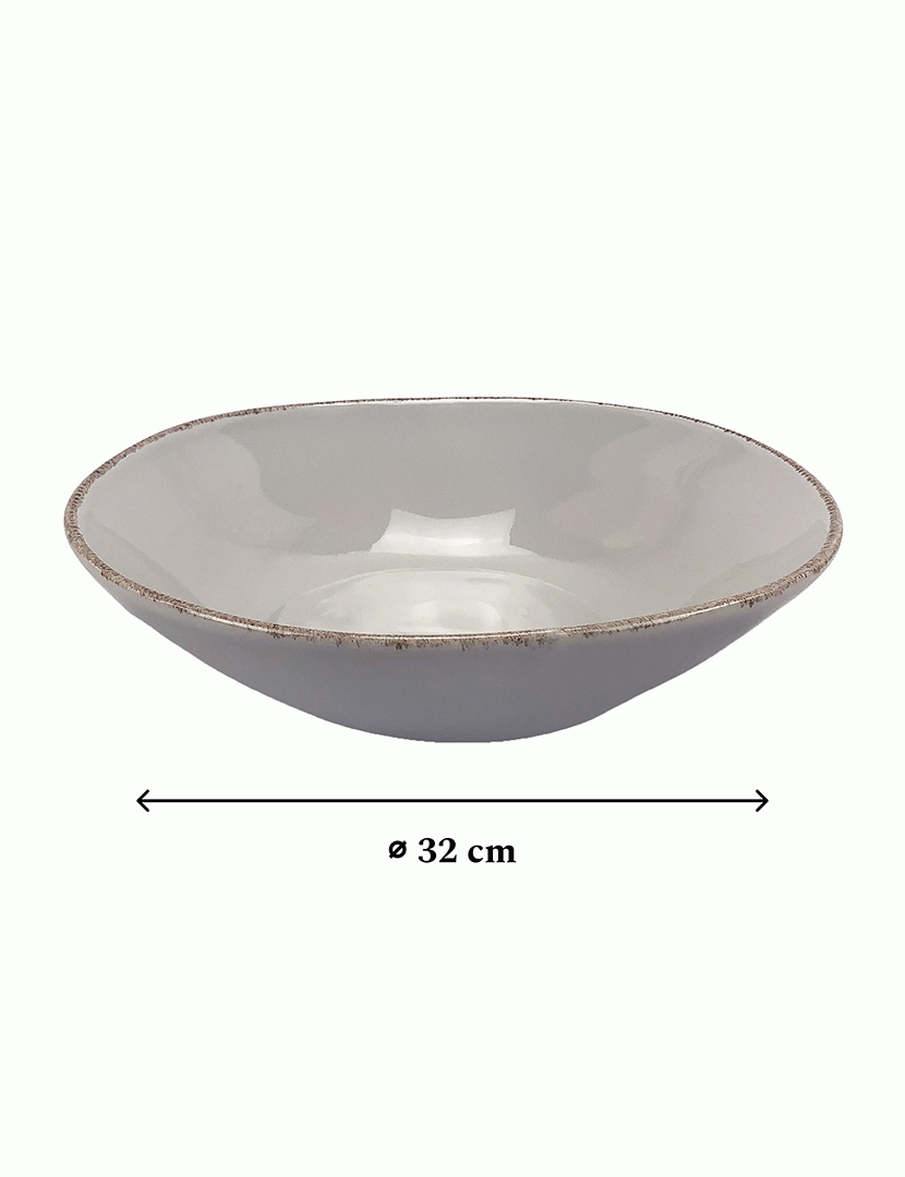 Saladeira Materia Cinza