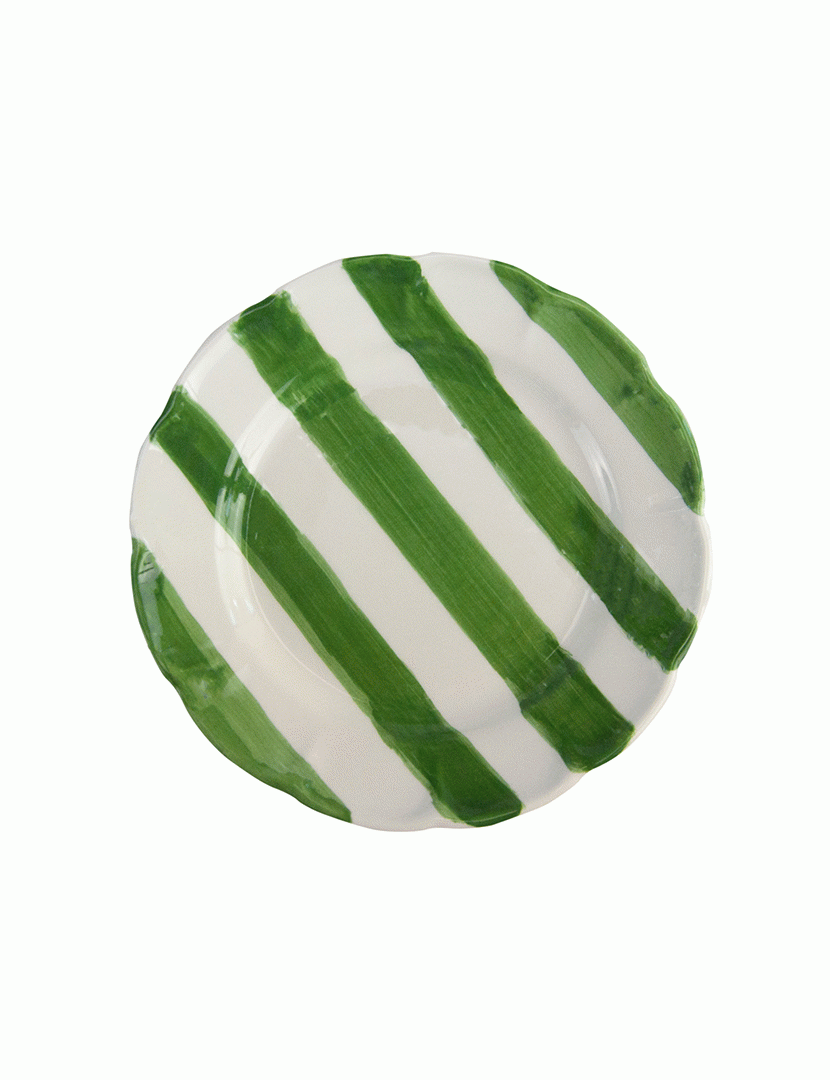 Conjunto 6 Pratos Sobremesa Dolcevita Nastro Verde