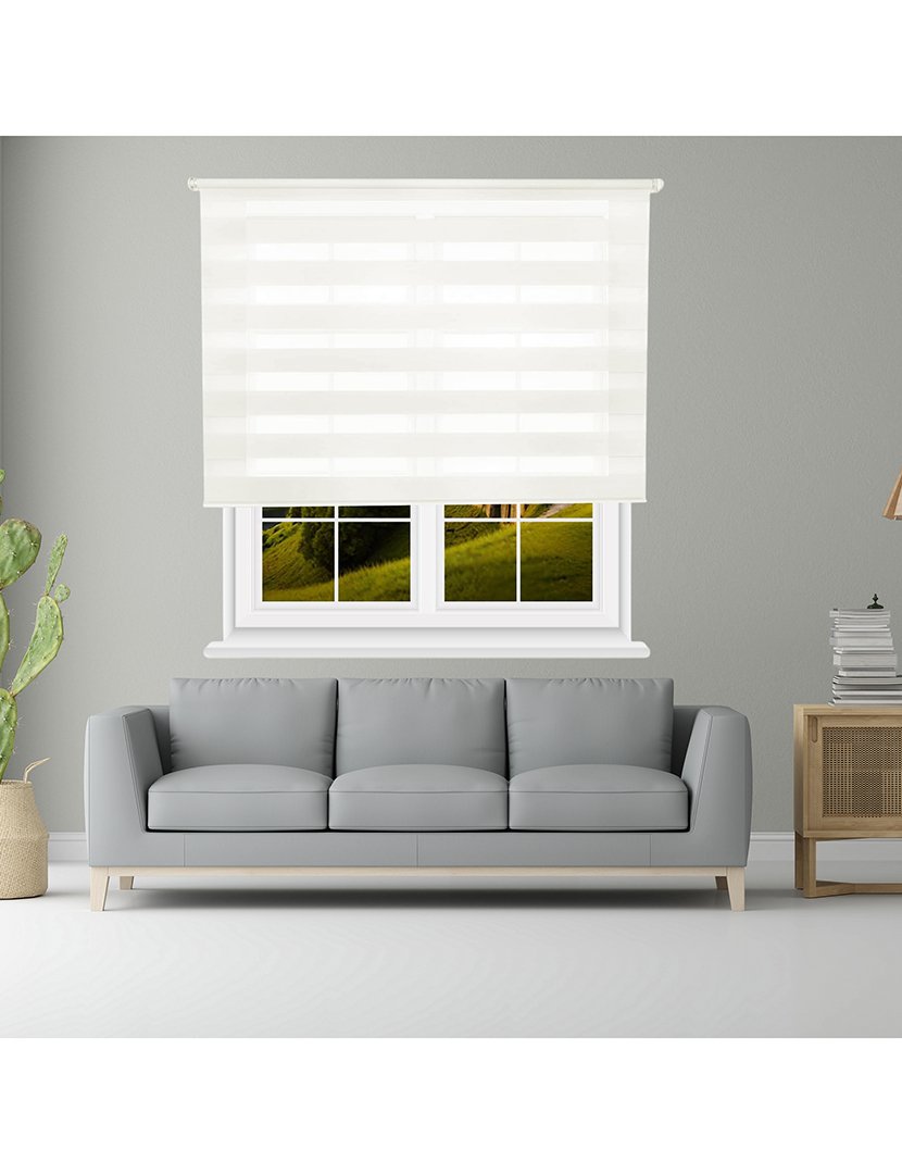 Estore de enrolar Branco-Creme