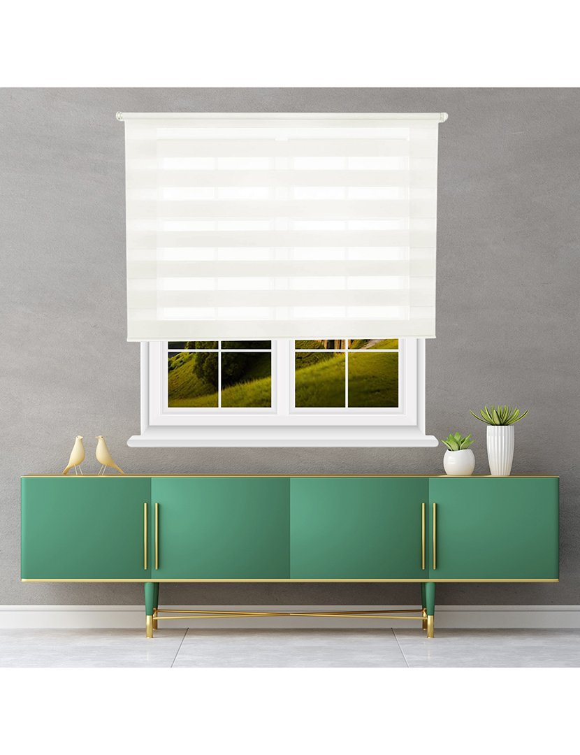 Estore de enrolar Branco-Creme