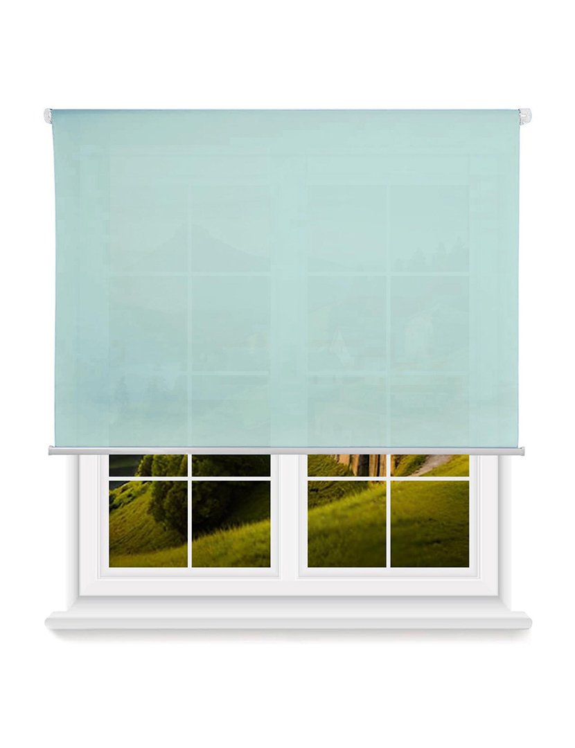 Estore de enrolar Translúcido Azul Claro