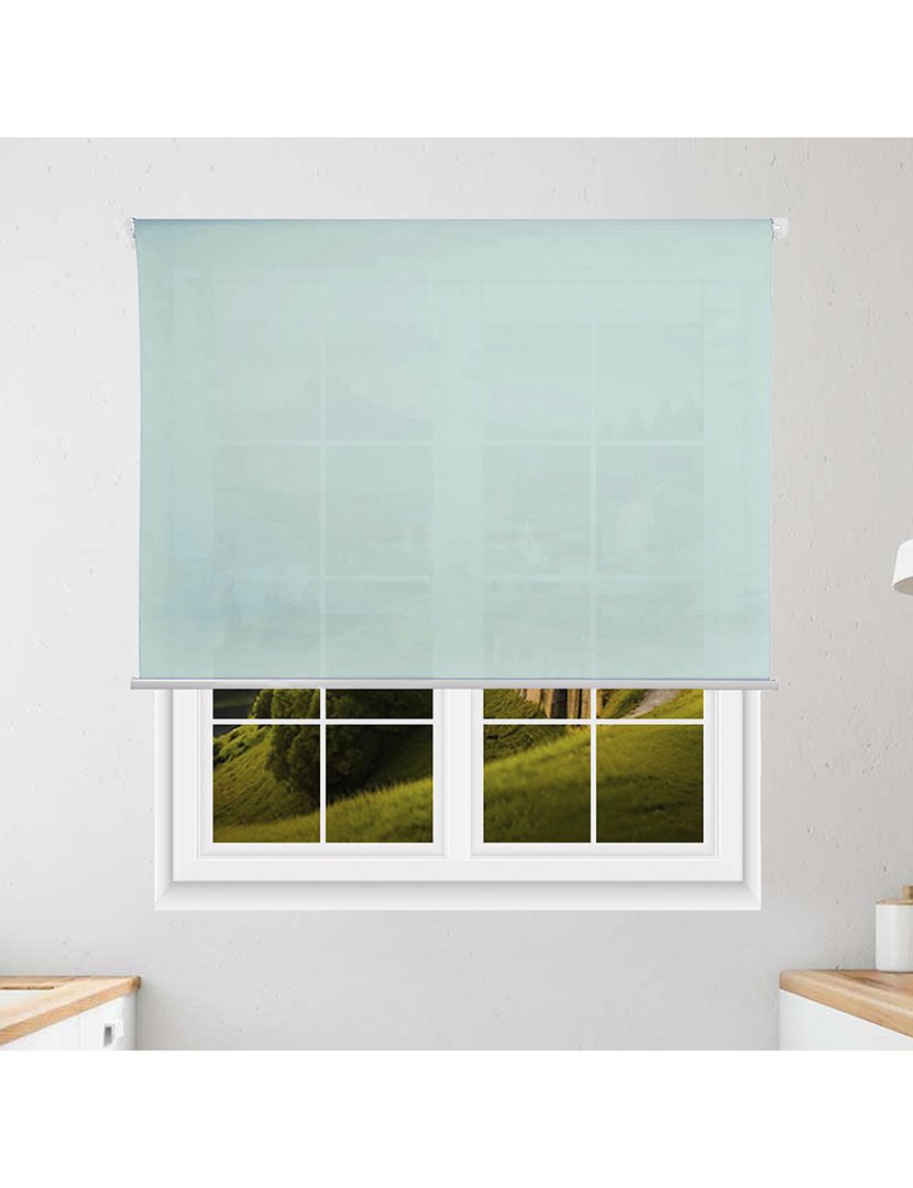 Estore de enrolar Translúcido Azul Claro