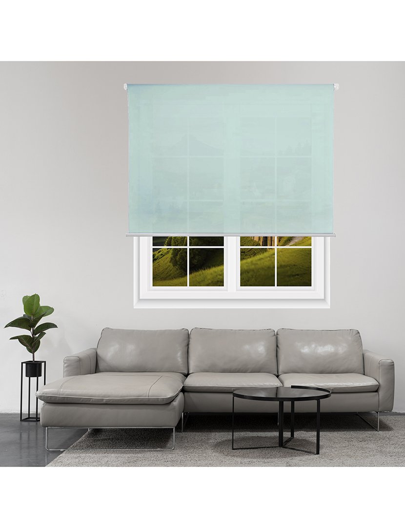Estore de enrolar Translúcido Azul Claro