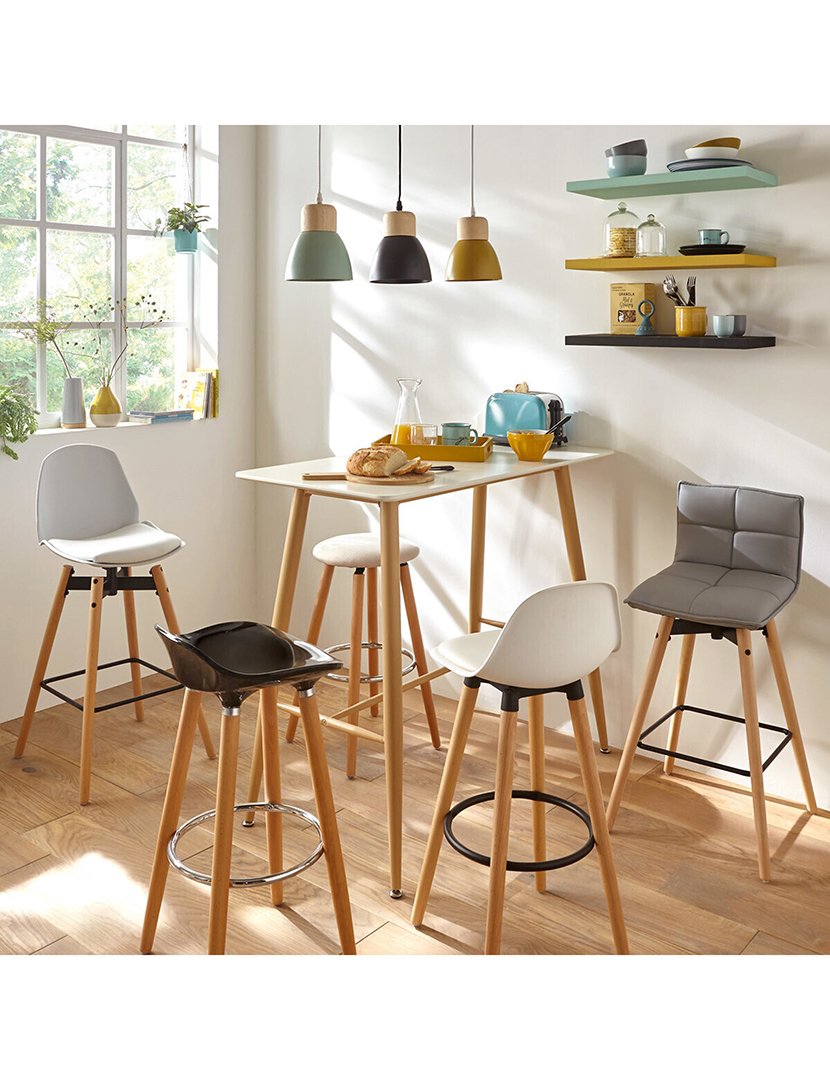 4 Assentos de bar pretas "Maxon"