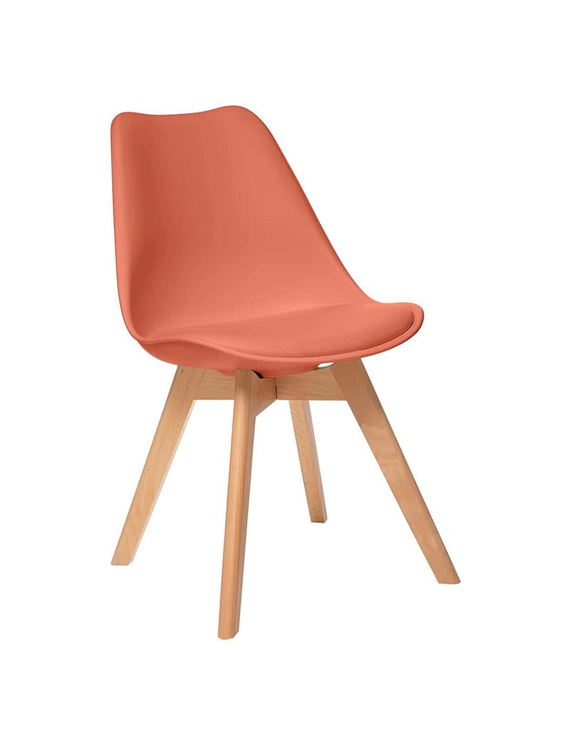 Conjunto de 4 cadeiras Terracota