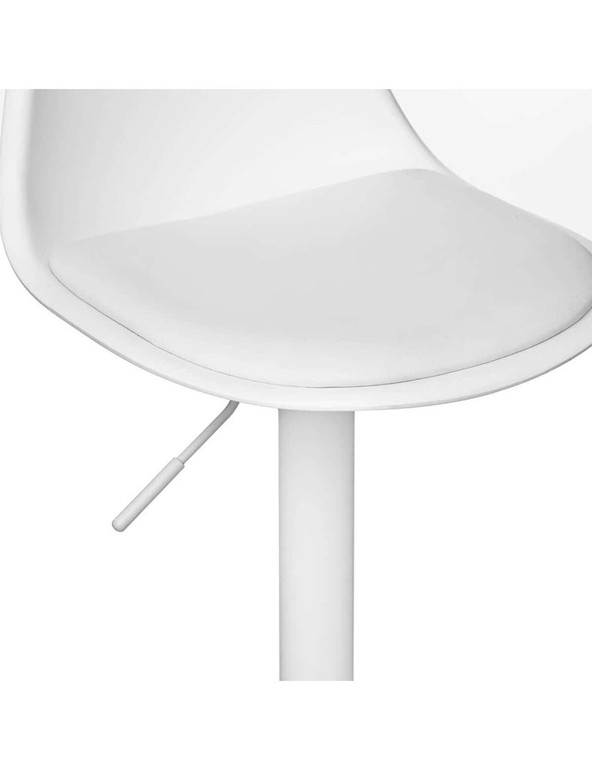 Conjunto de 2 Assentos de bar Brancas