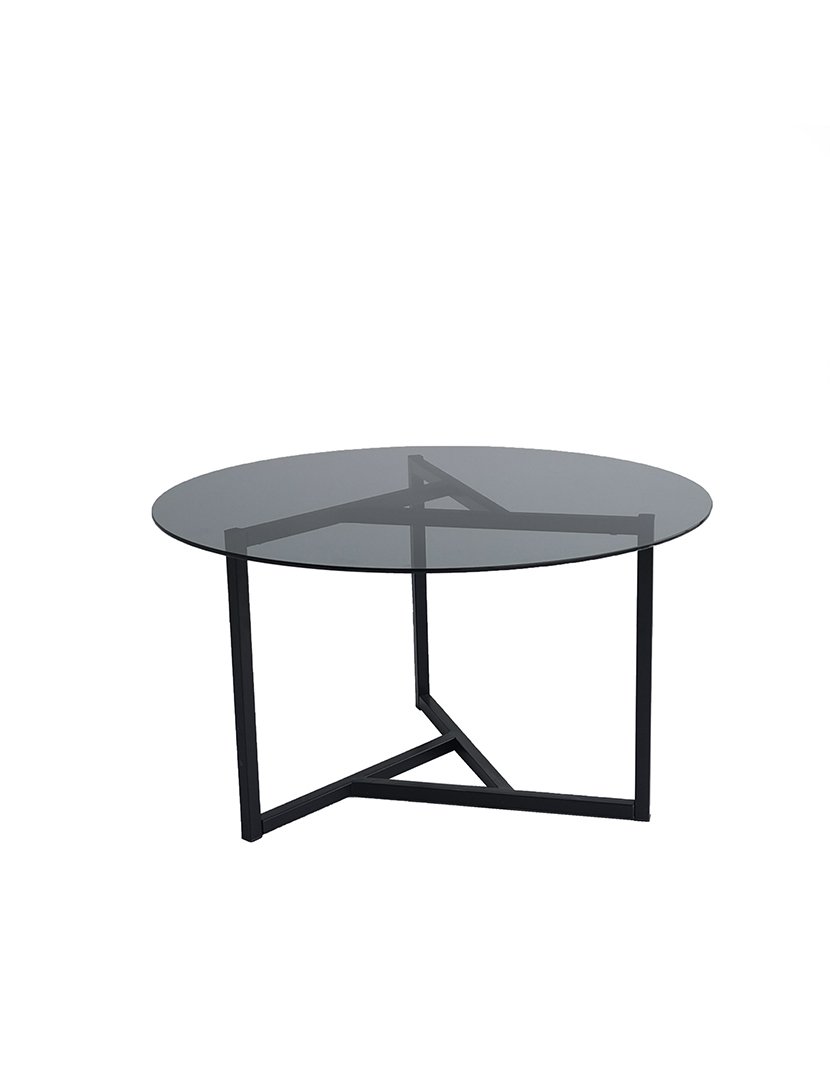 Mesa de centro redonda metálica