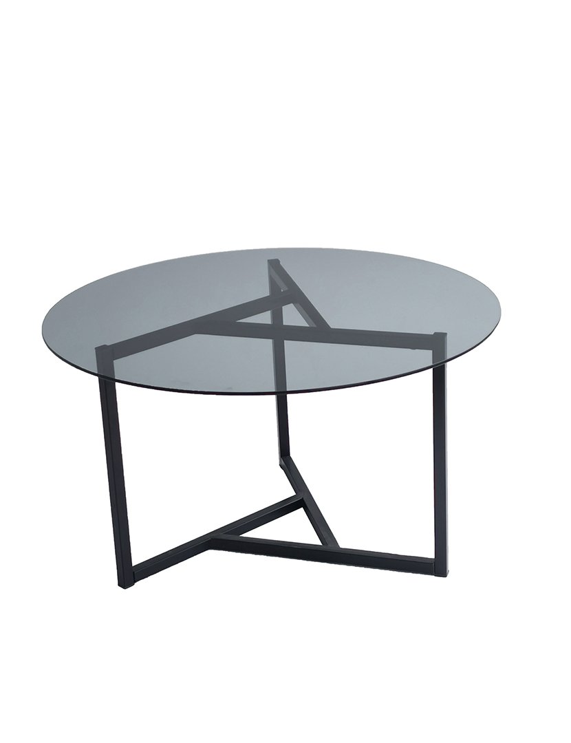 Mesa de centro redonda metálica
