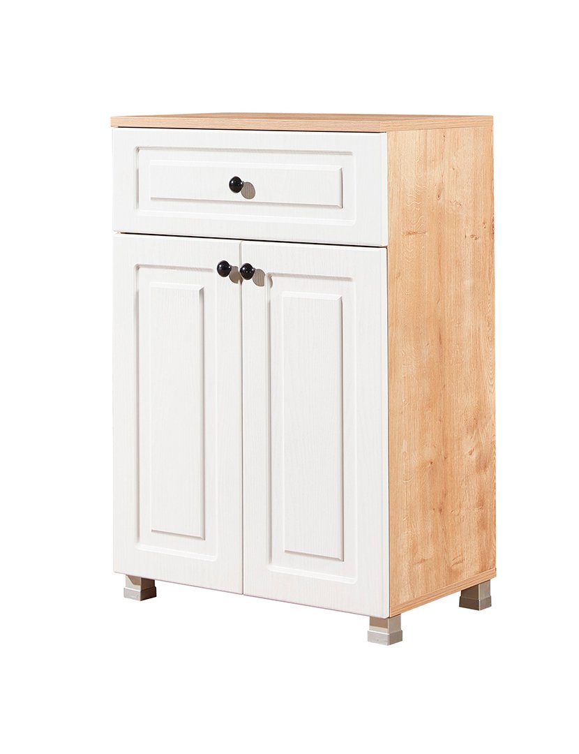 Armário revestido com melamina Carvalho Safira Nogueira