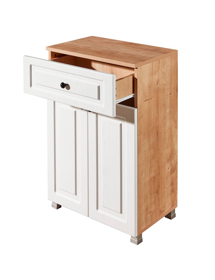 Armário revestido com melamina Carvalho Safira Nogueira