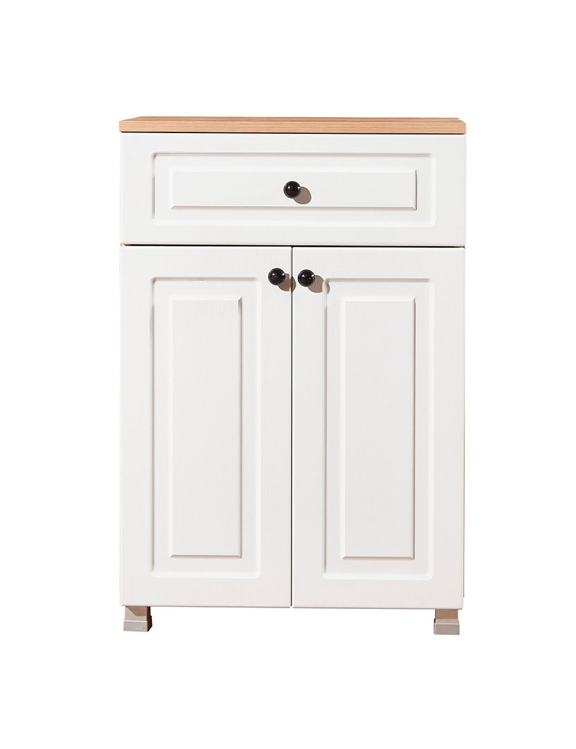 Armário revestido com melamina Carvalho Safira Nogueira