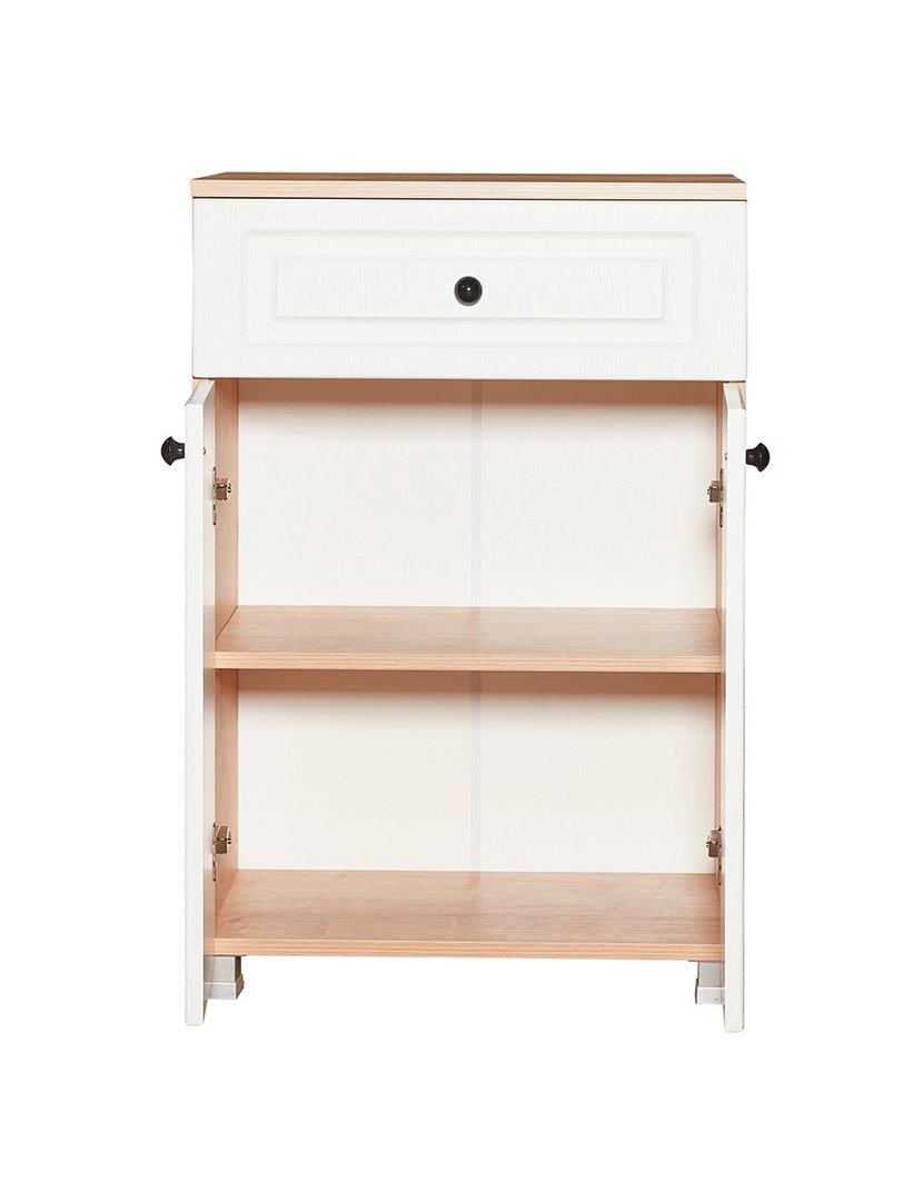 Armário revestido com melamina Carvalho Safira Nogueira