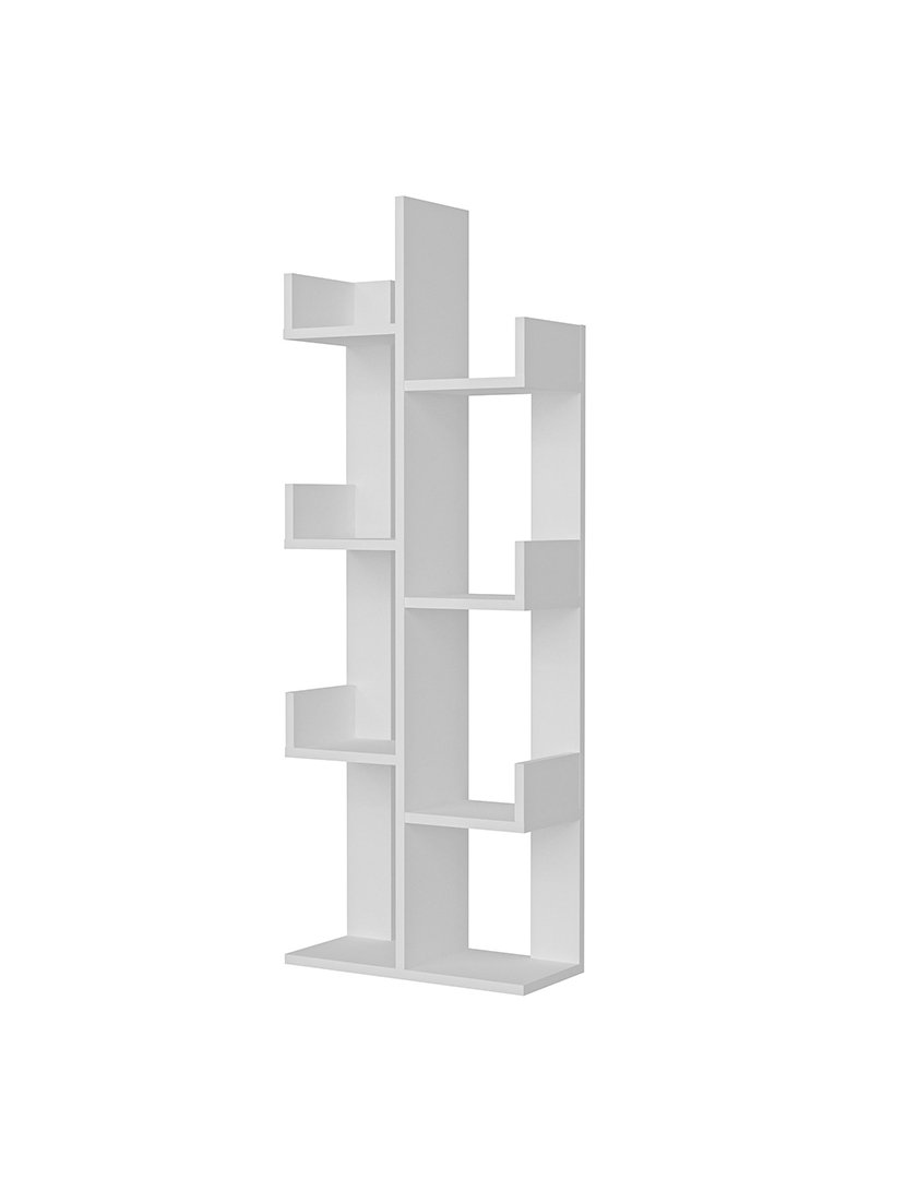 Estante de livros em melamina Branca