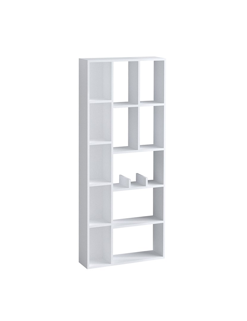 Estante de livros em melamina Branca